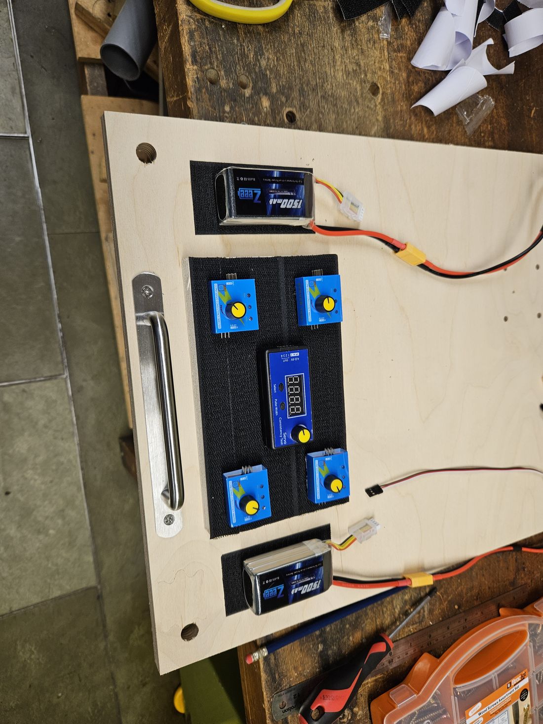 The drone rig takes shape