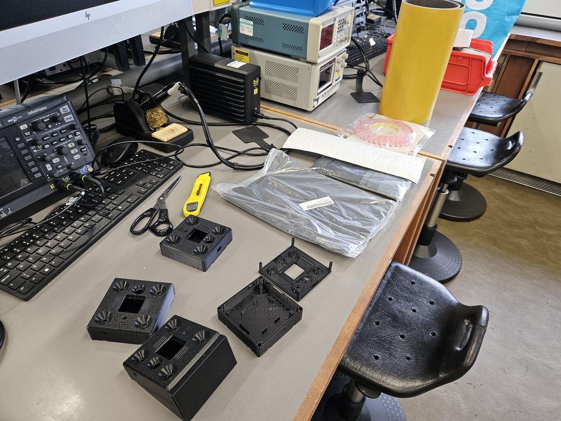 All the enclosure parts arrive