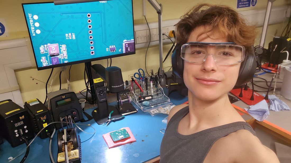 In the lab
